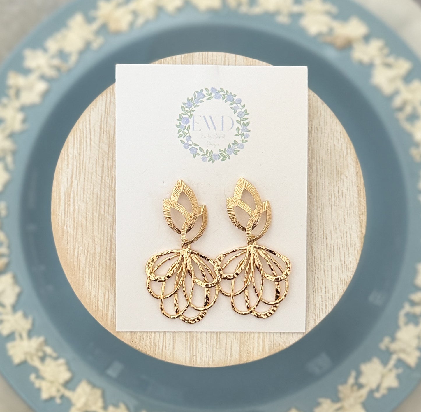 Gold Leaf Dangle