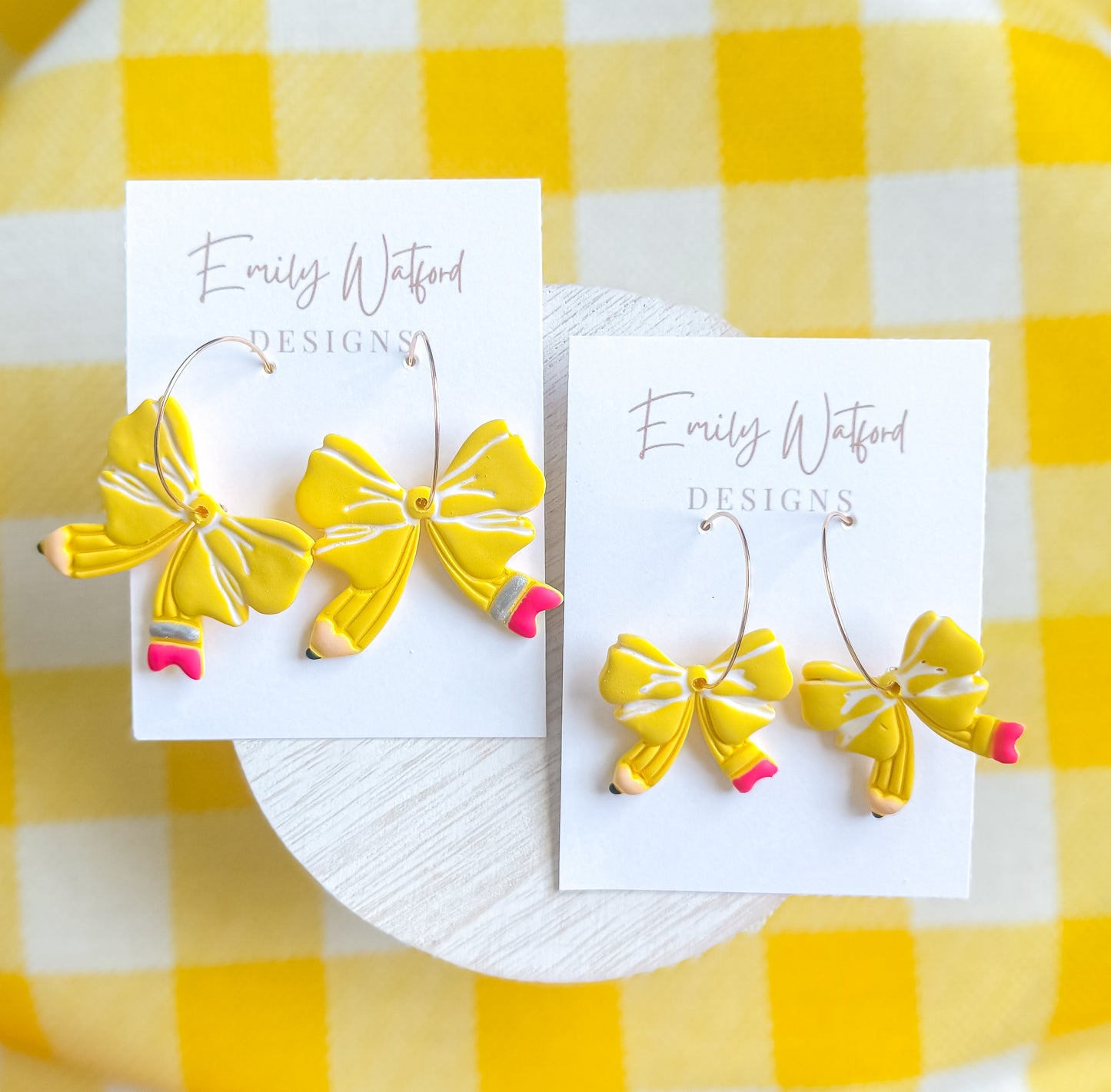 Pencil Bow Hoop