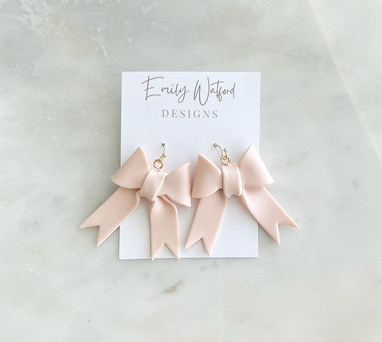 Bow Hook - Light Pink