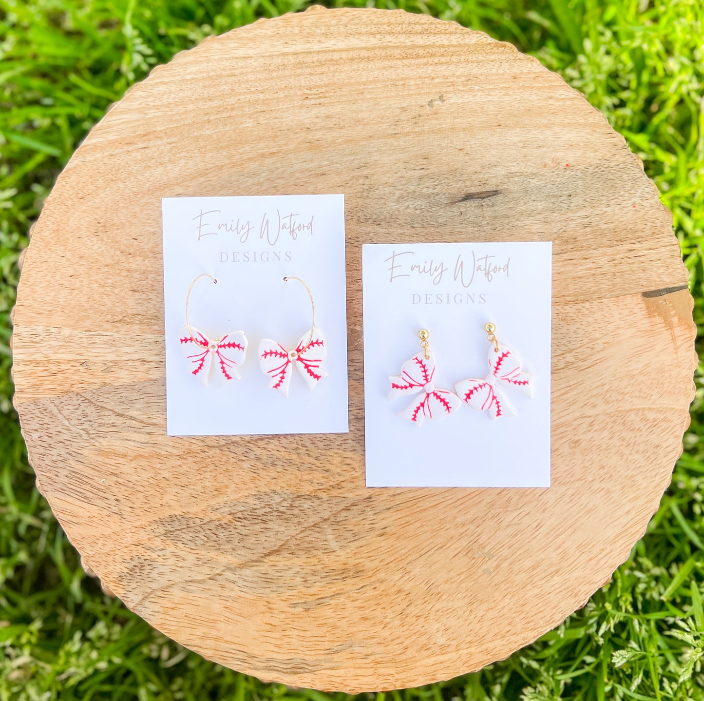 Small Baseball Bows