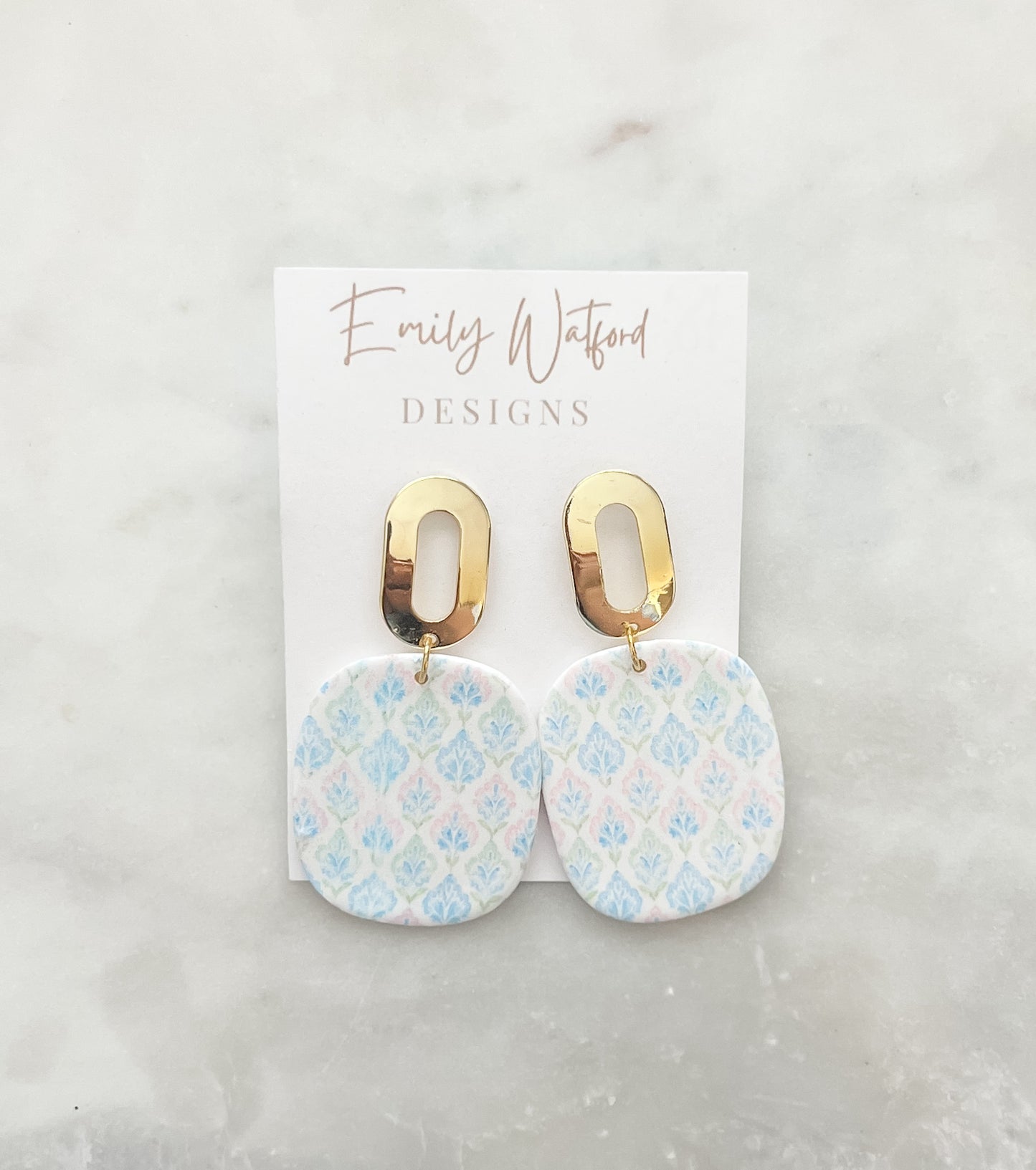 Grandmillenial Oval Dangle