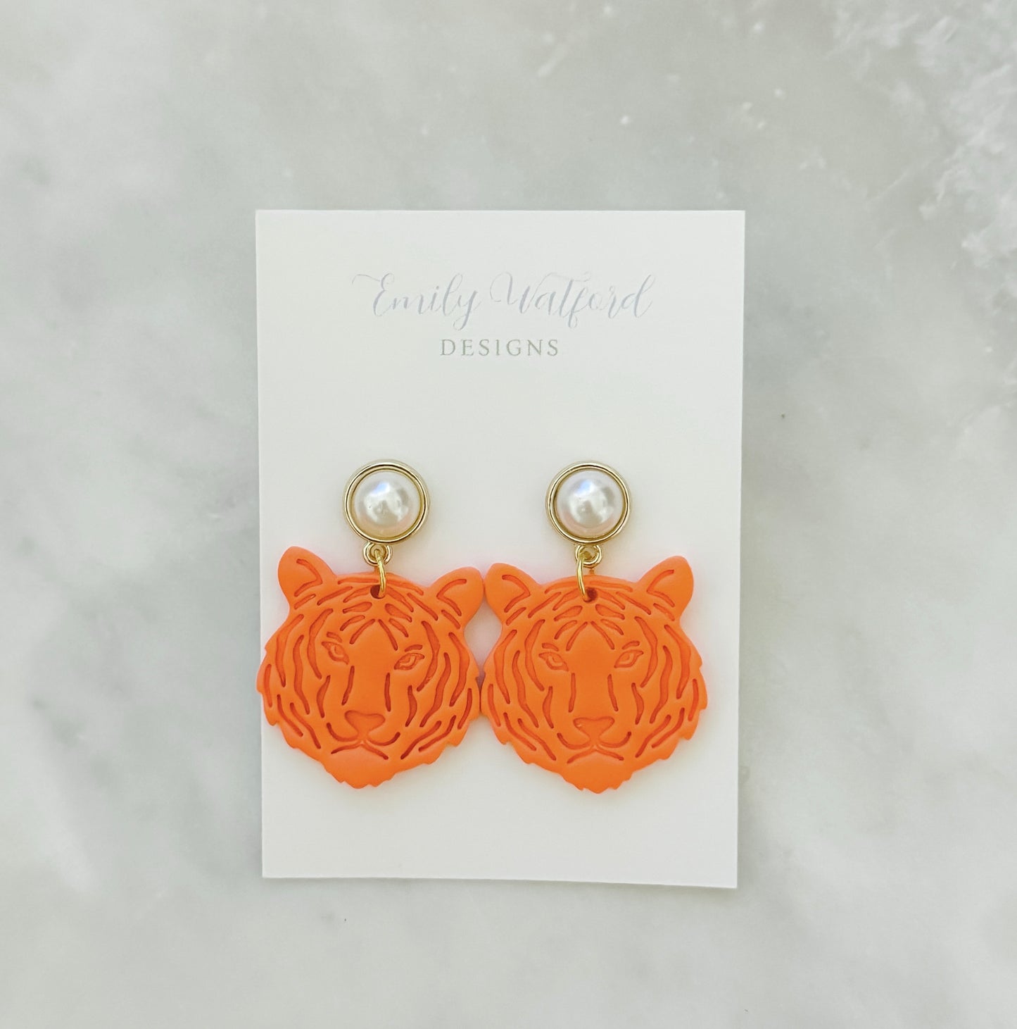 Tiger Pearl Dangle