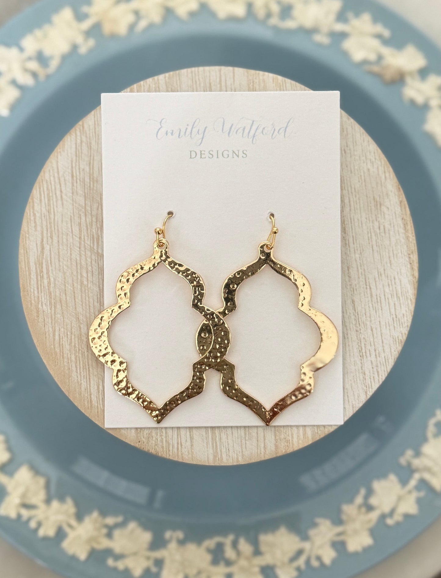 Hammered Moroccan Dangle