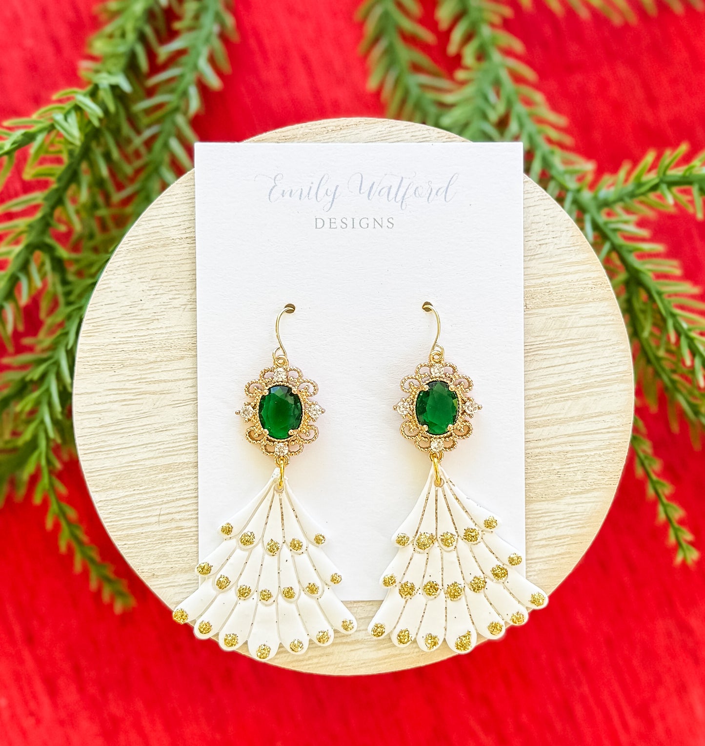 Green Gem Tree Dangle