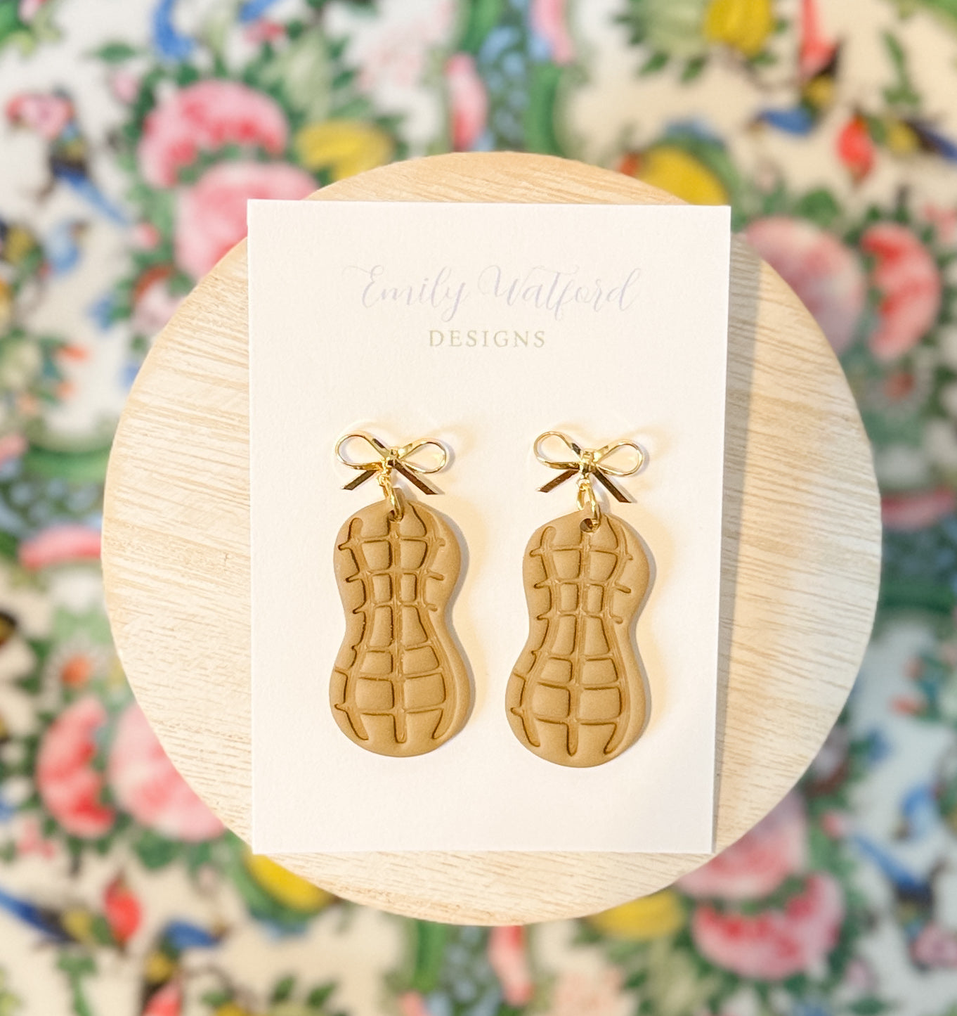 Peanut Bow Dangle
