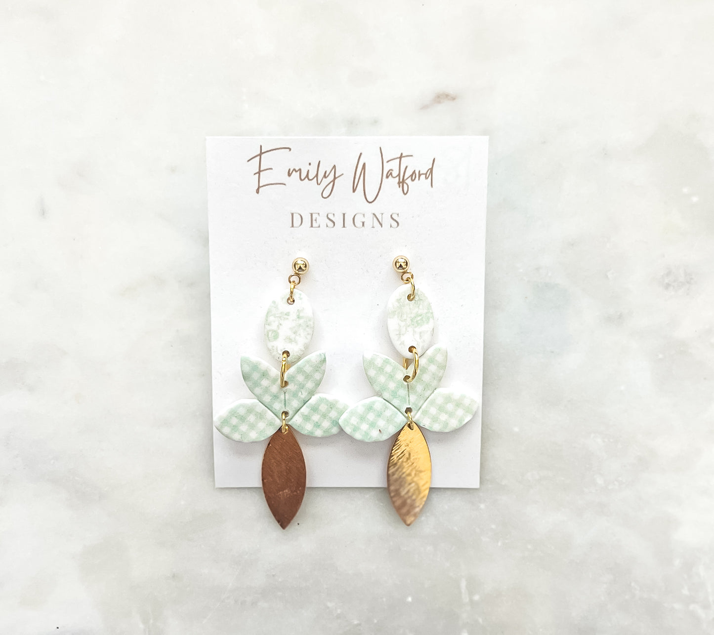 Green Floral/Gingham