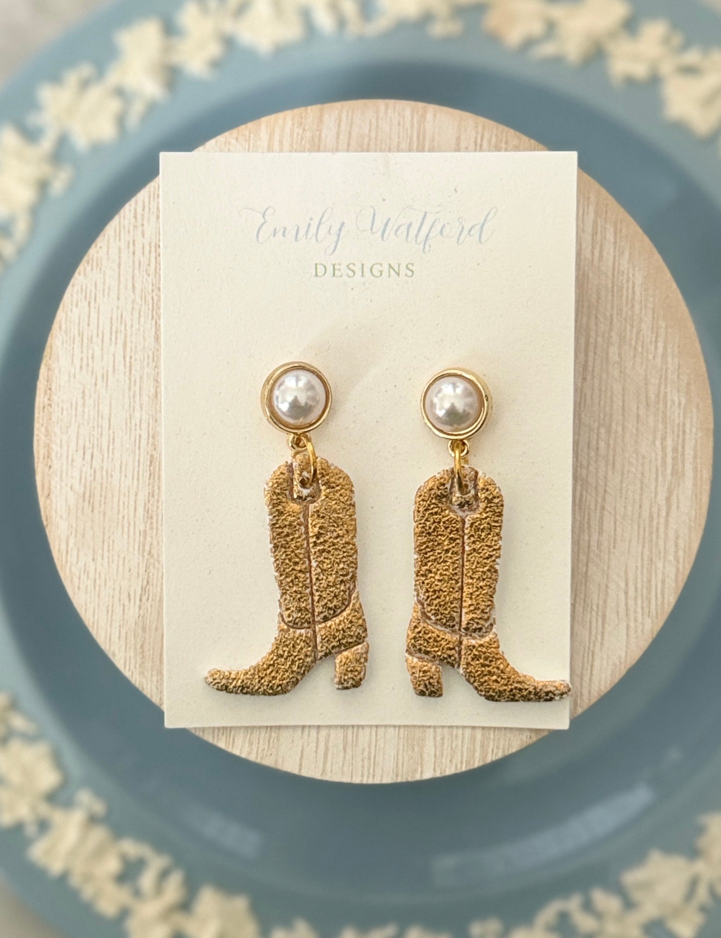 Golden Cowgirl Boots