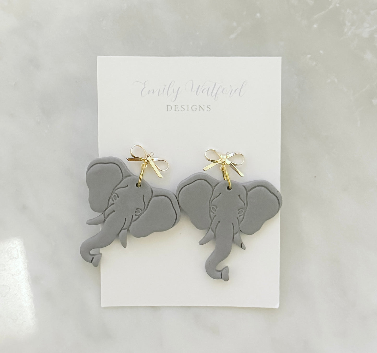 Elephant Bow Dangle