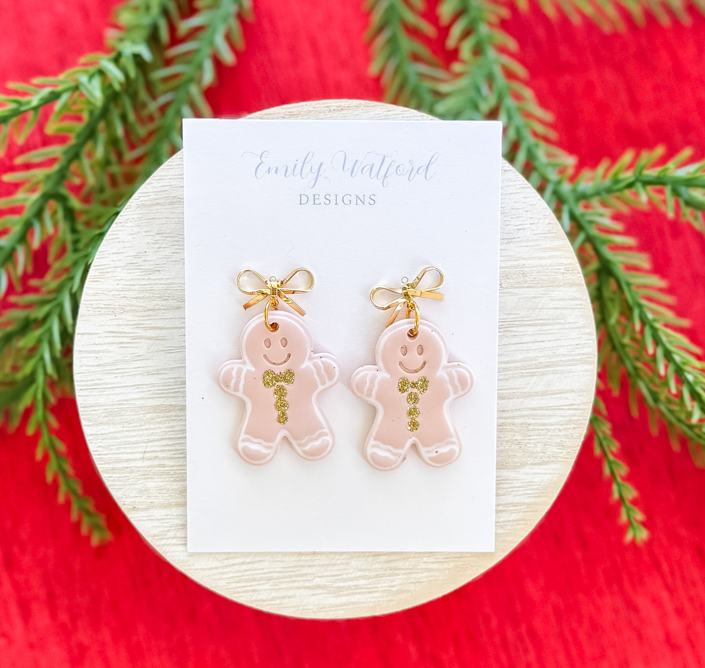 Pink Gingerbread Man