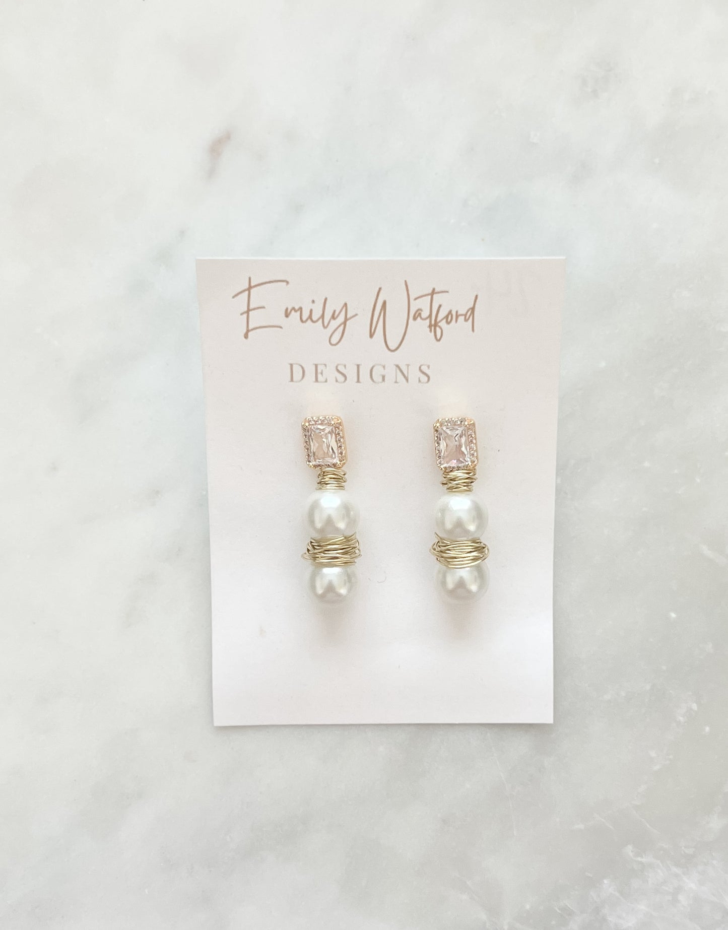 Wire Wrapped Pearls