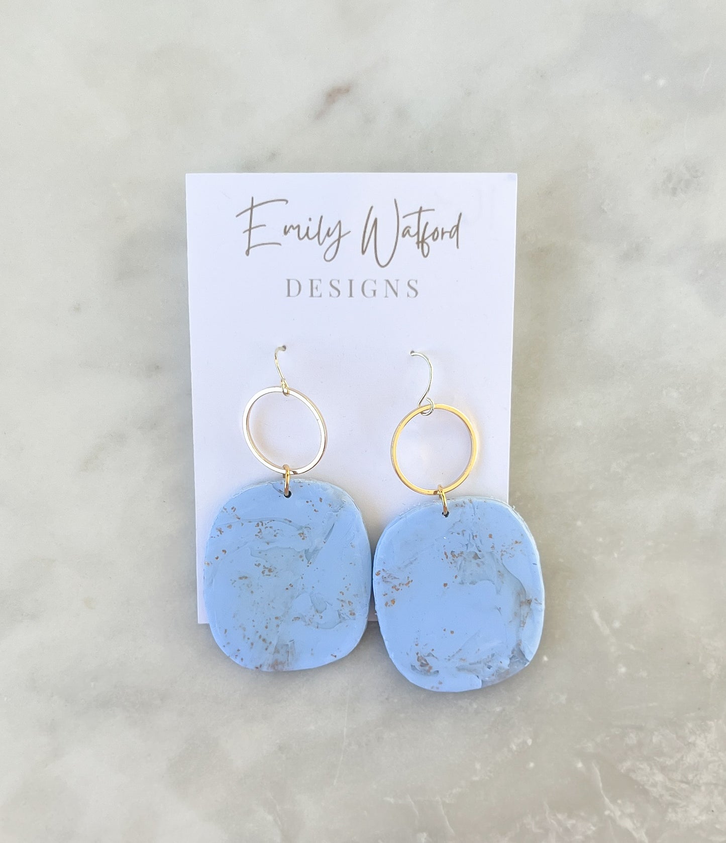 Blue Mix Oval Hook