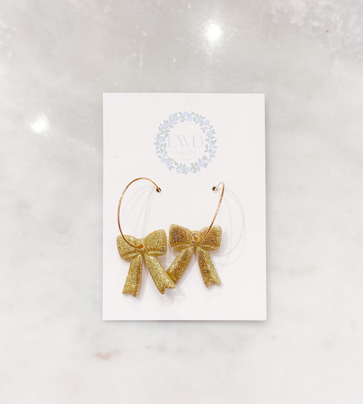 Glow in the dark bow hoop