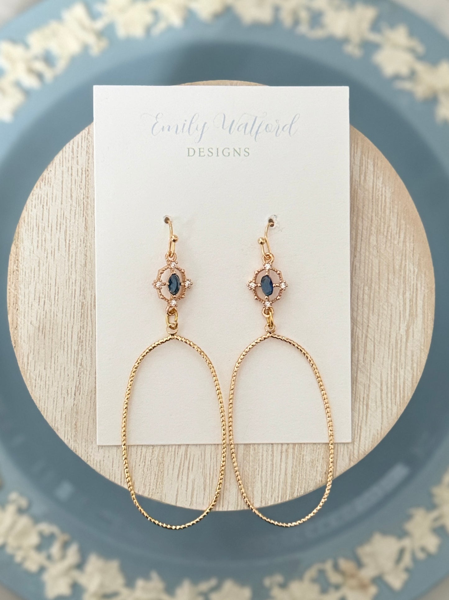 Blue Gem Dangle