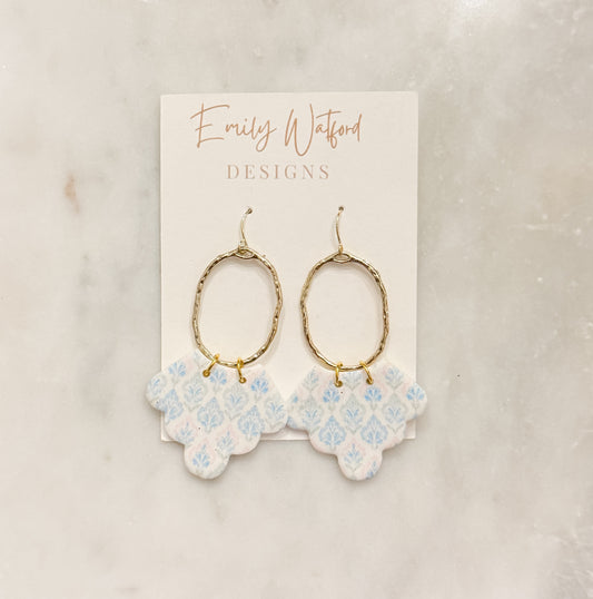 Grandmillenial scallop dangle