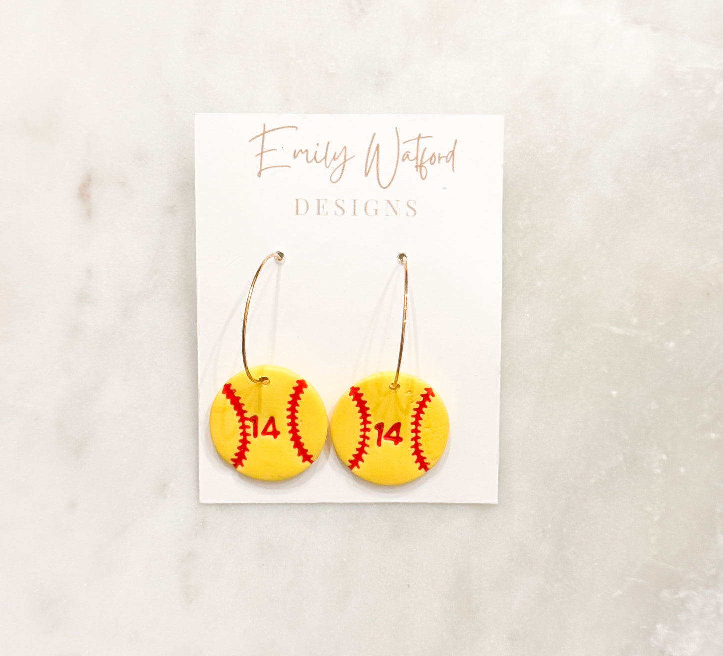 “14” softball hoop