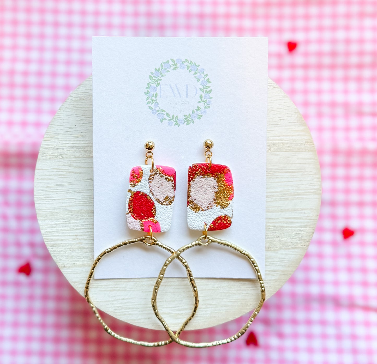 Multi Color Circle Dangle