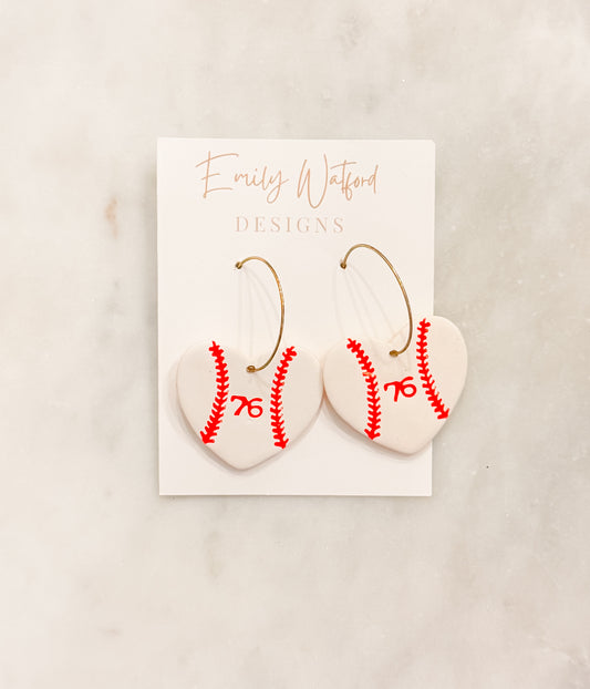 76 baseball heart hoop