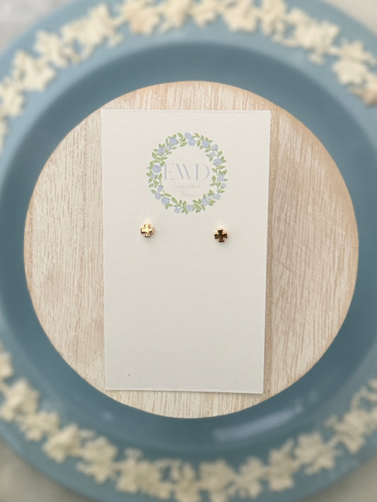 Mini Cross Studs