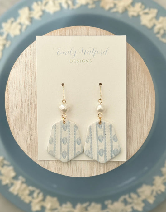 Oyster Print Dangle