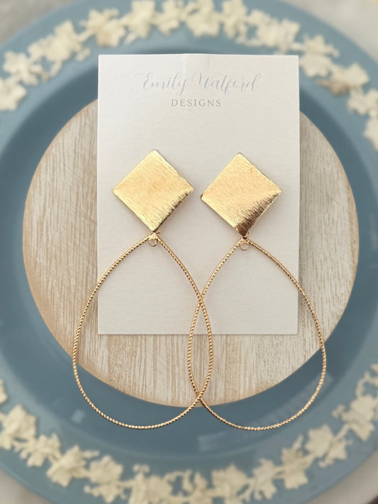 Large Gold Dangle