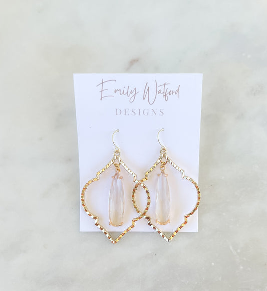 Clear Glass Dangle