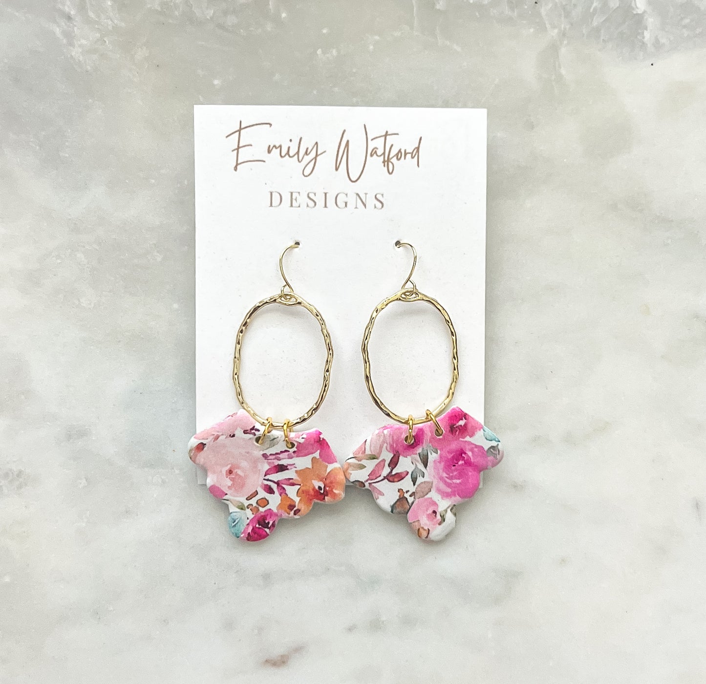 Pink Floral Scallop