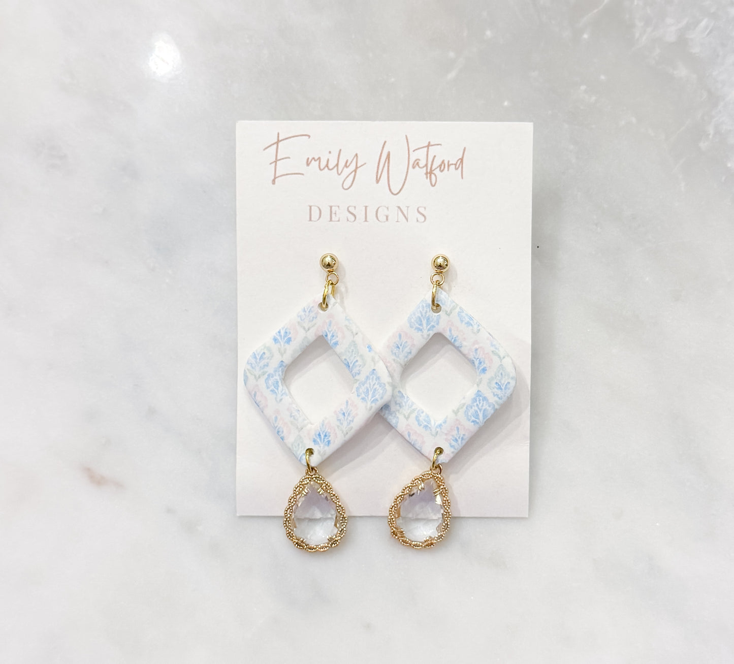 Grandmillenial teardrop dangle