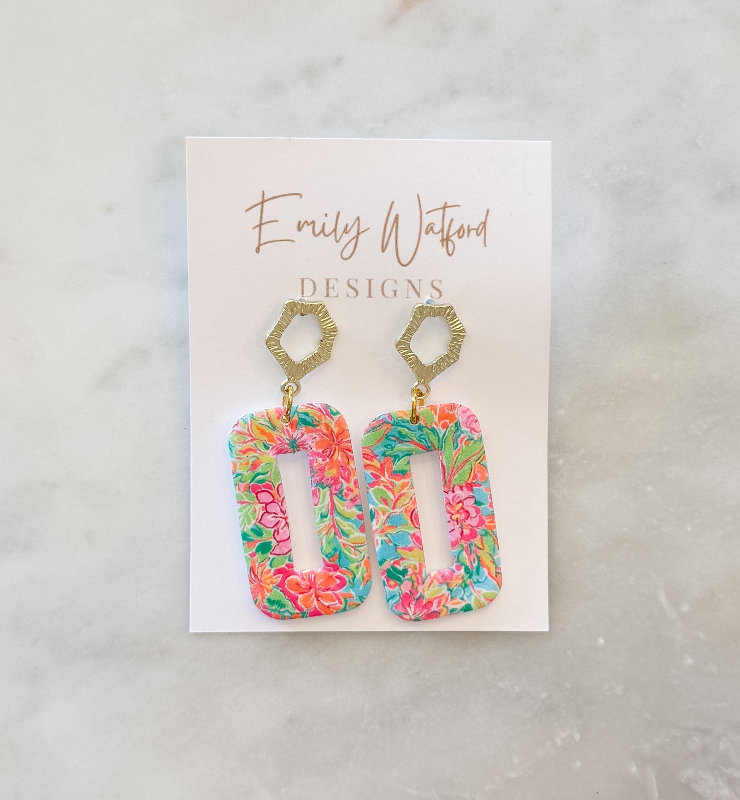 Aloha rectangle dangle