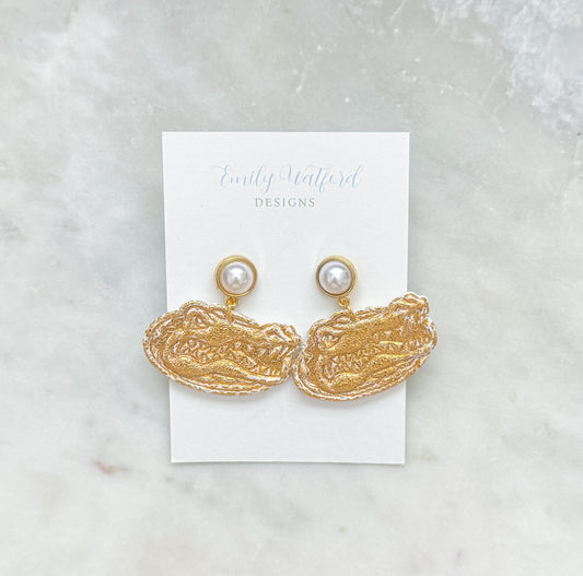 Golden Gator Dangle