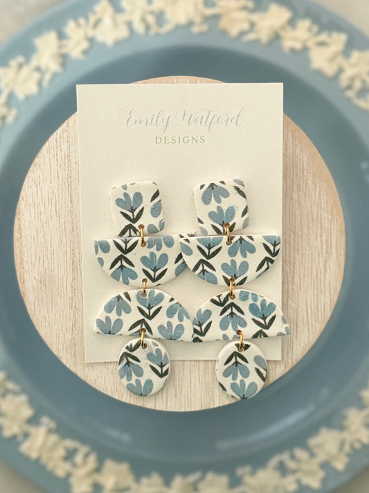 Four Tier Block Print Dangle