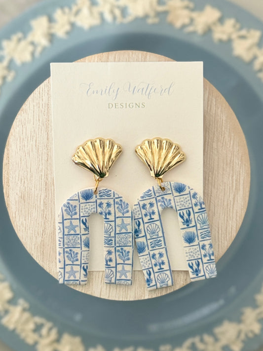 Coastal Print Dangle