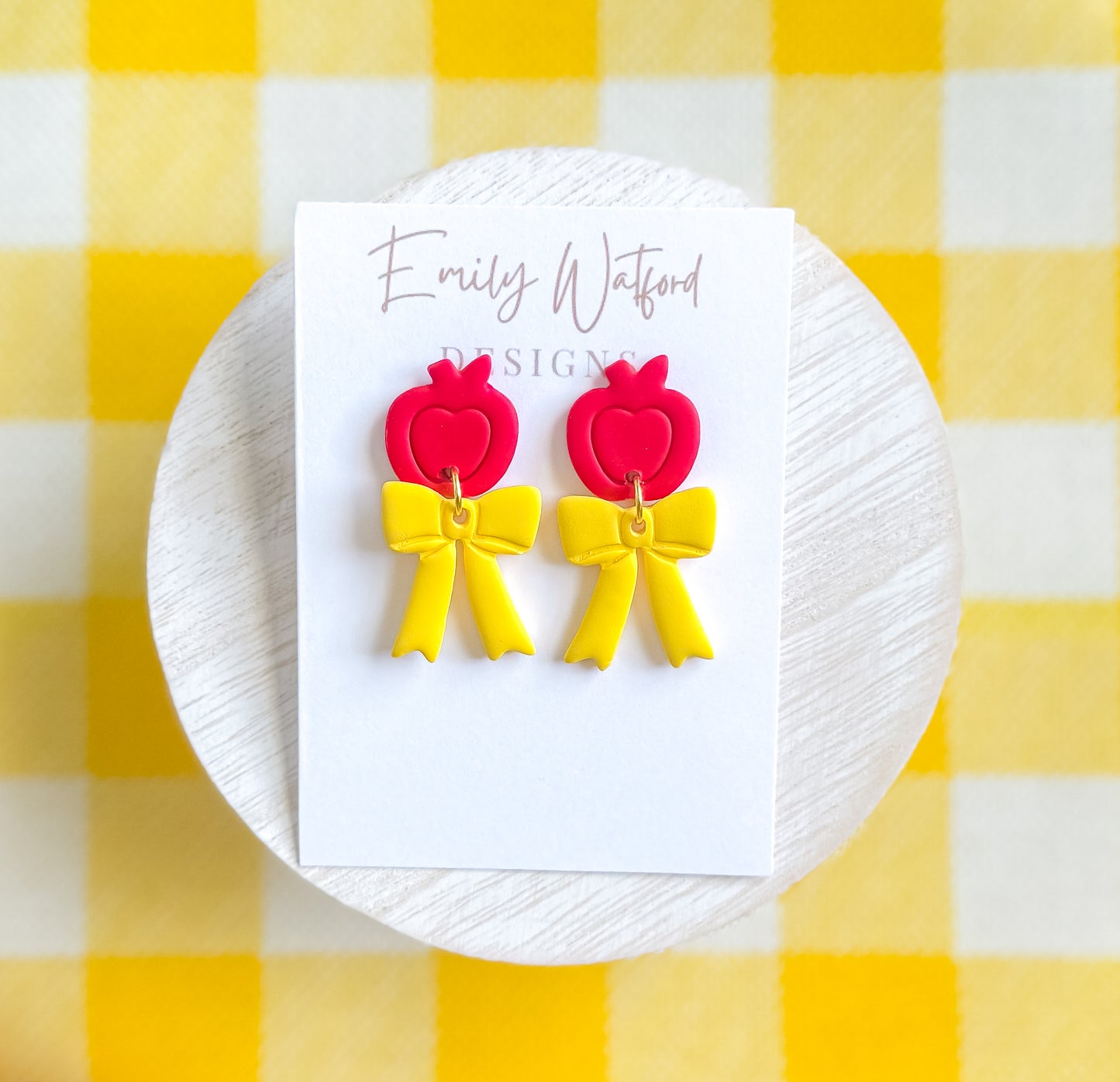 Apple Yellow Bow