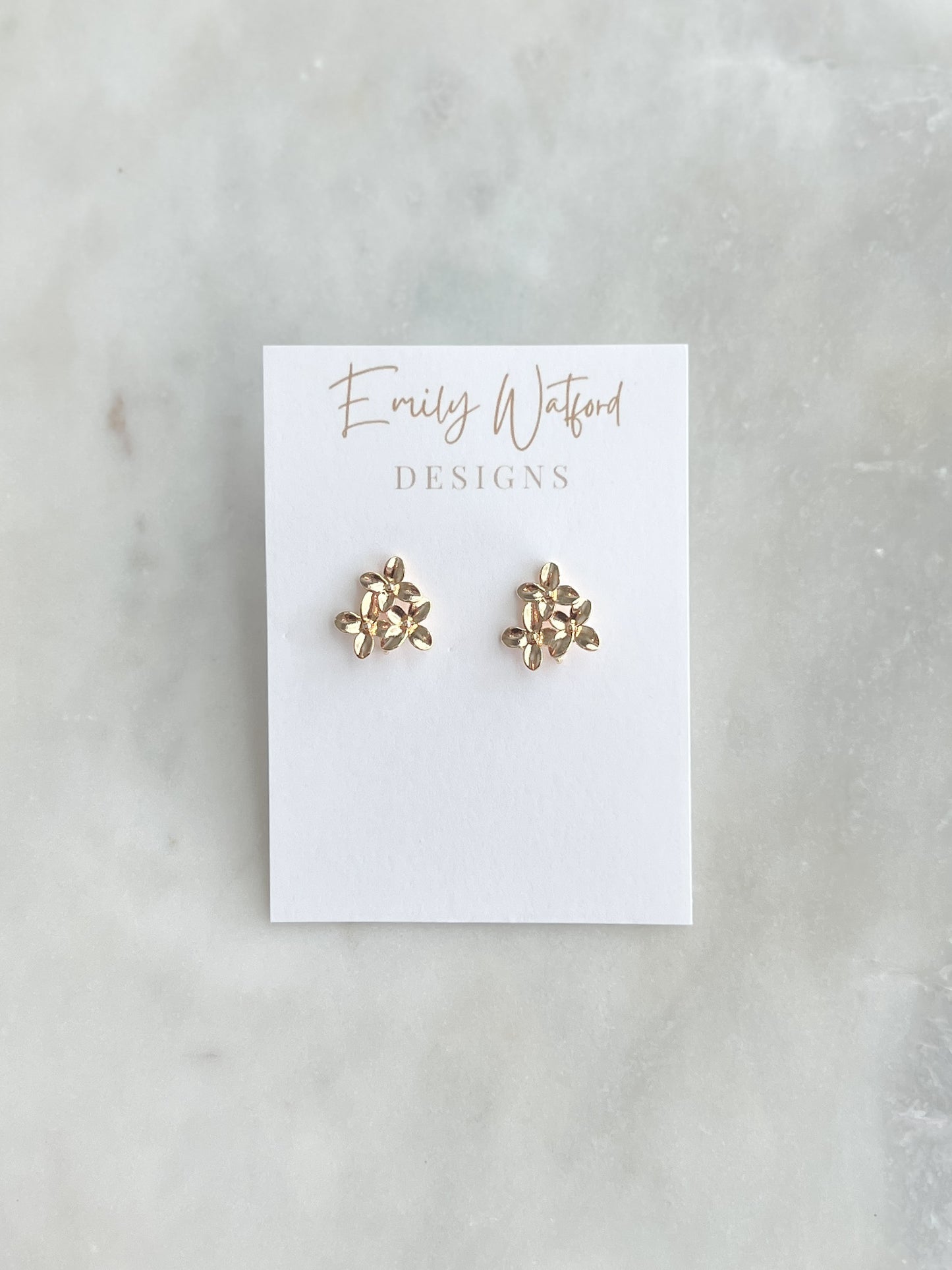 Flower Cluster Studs