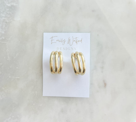 Gold Hoops - Big