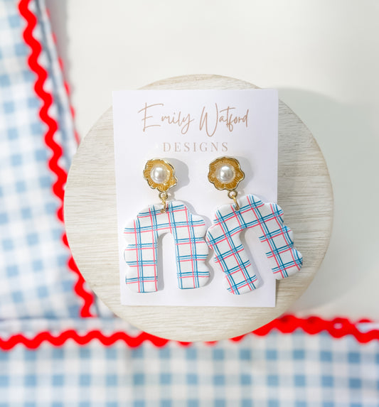 Plaid Scallop Arch