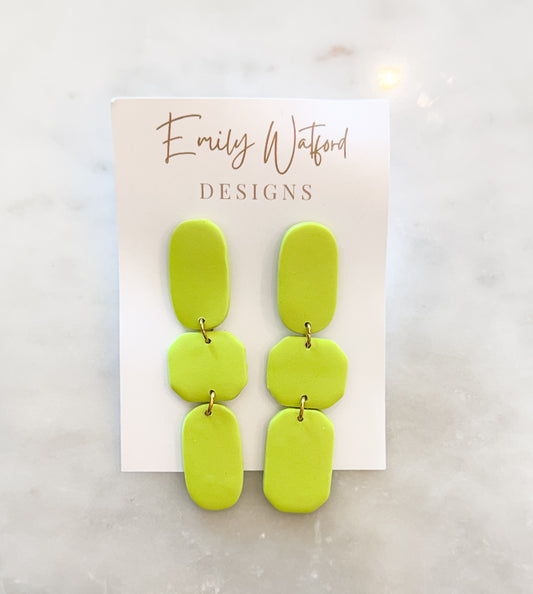 Lime green dangle