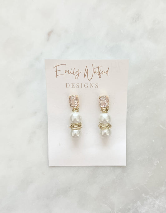Wire Wrapped Pearls