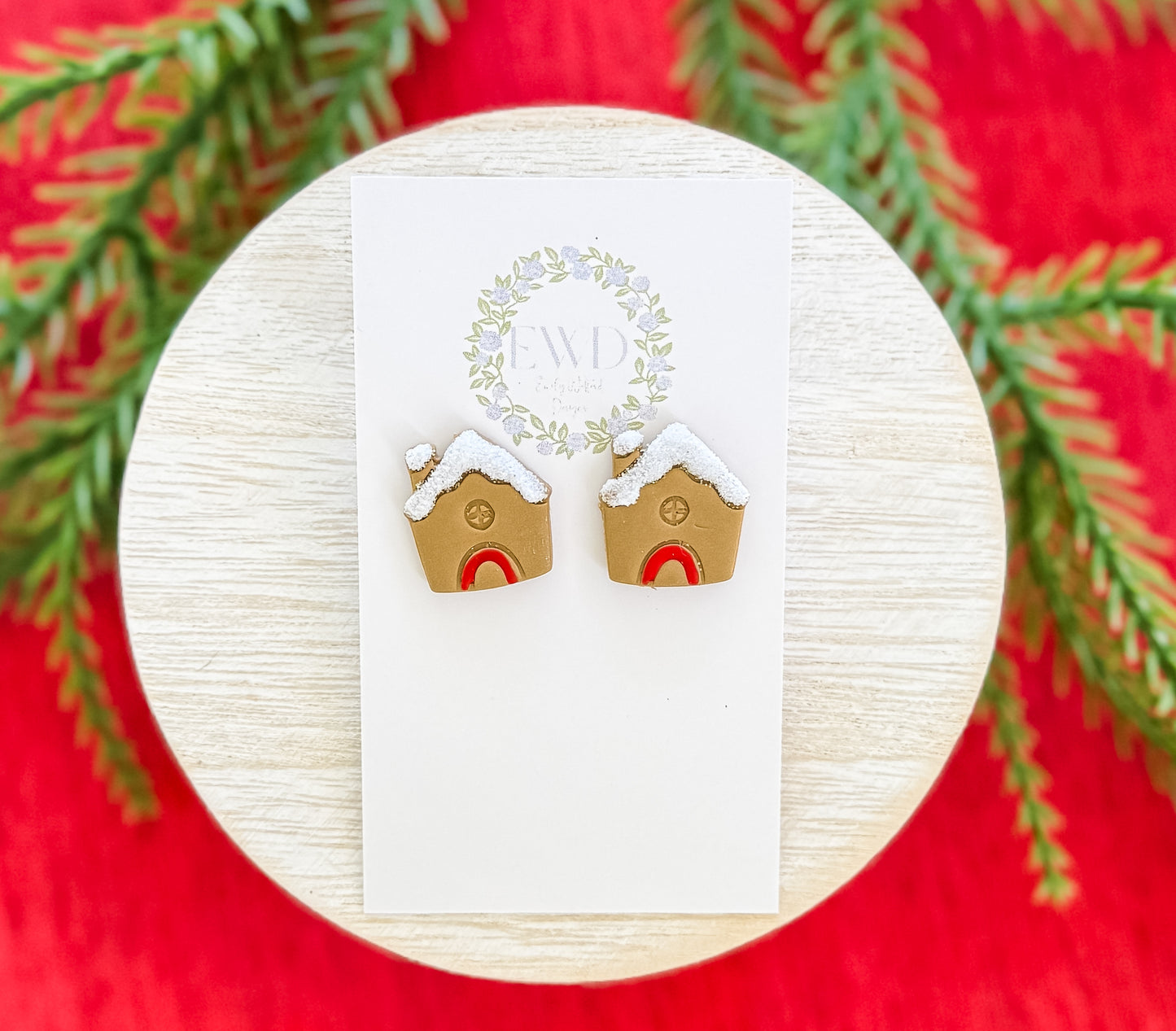 Gingerbread House Stud