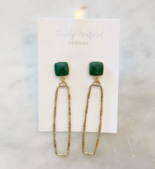 Green/gold dangle