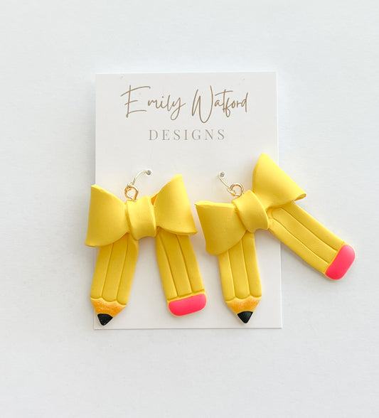 Bow Pencil Dangles