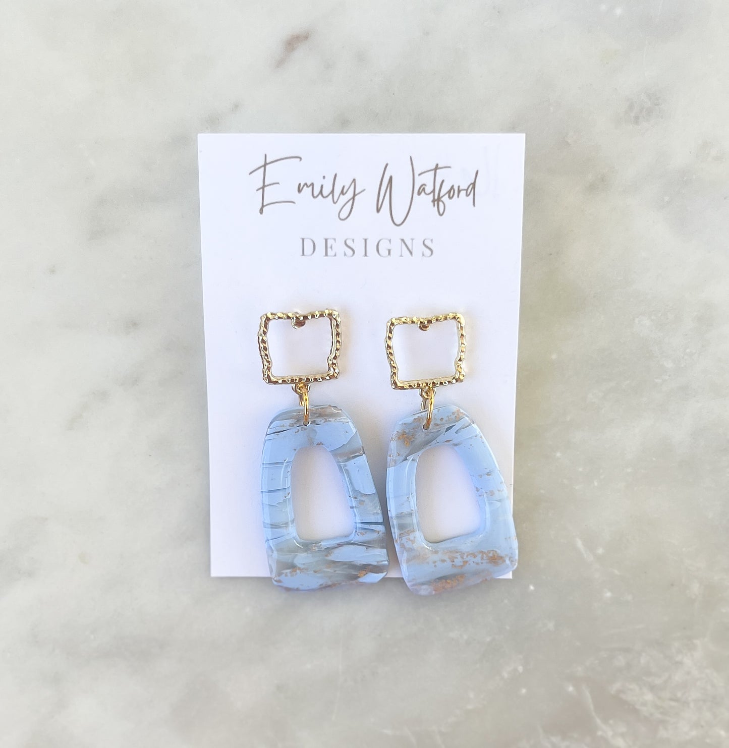Blue Mix Donut Dangle