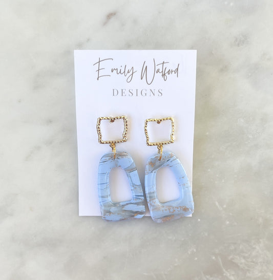 Blue Mix Donut Dangle
