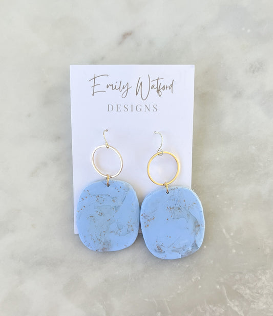 Blue Mix Oval Hook