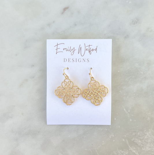 Gold Filigree Hook